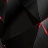 982d05 black polygon with red edges abstract hd wallpaper 1920x1080 120 ...
